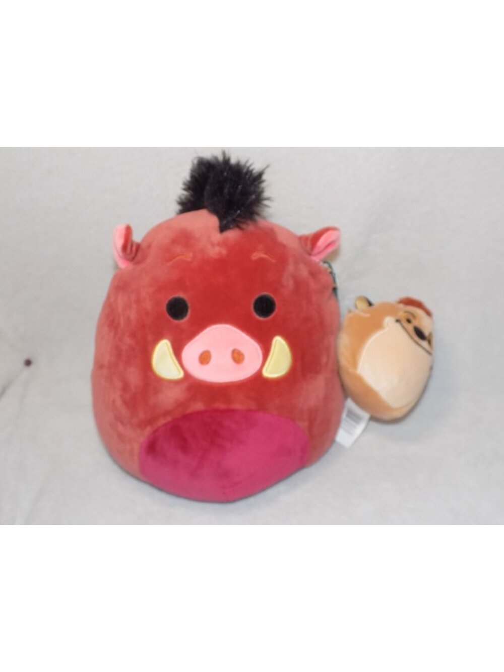 Squishmallows Disney Pumbaa 10” and Timon 4” The Lion King Duo Combo Set New